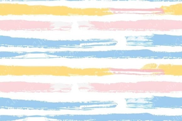 Abstract Pastel Stripes Seamless Pattern