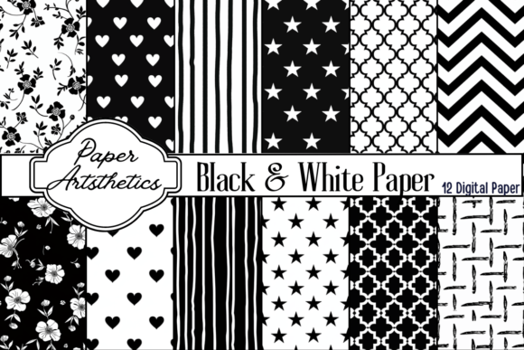 Black and White Digital Paper Pattern: The Modern Toolkit for Timeless Design