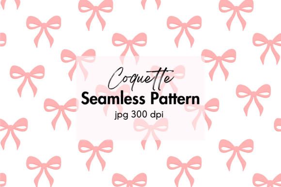 Coquette Pink Bow Seamless Pattern 4: Elevate Your Visual Branding