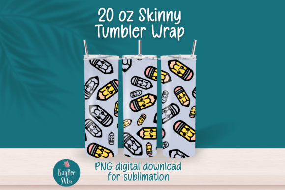 Cute Pencil Sublimation Tumbler Wrap: A Practical Evaluation for Custom Merch