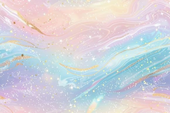 Ethereal Pastel Swirls Seamless Pattern: A Dreamy Digital Asset