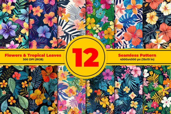 Flowers and Tropical Leaves Pattern: A Guide to Getting the Best Results
