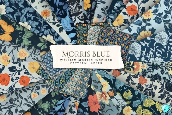Morris Blue Digital Pattern Papers: A Comprehensive Guide for Modern Crafters