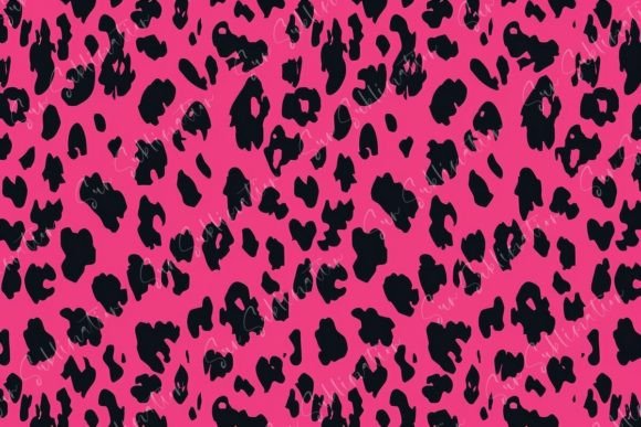 Pink Leopard Print Pattern: A Bold Digital Asset