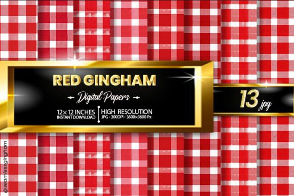 Red Gingham Digital Papers: A Practical Asset for Modern Creative Workflows