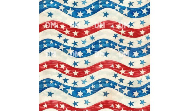 Seamless 4th July Digital Paper Pack 90: Elevating Your Independence Day Projects