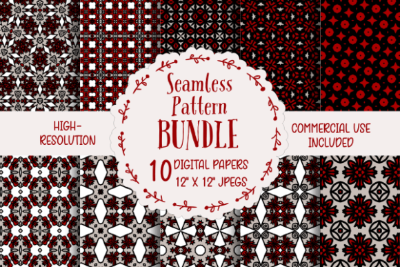 Seamless Pattern Bundle - Digital Paper