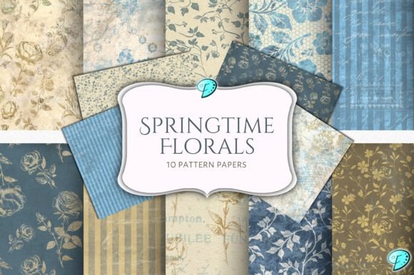 Spring Time Digital Pattern Papers