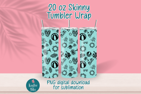 Summer Fun 20oz Skinny Tumbler Wrap: A Practical Evaluation for Sublimation Creators
