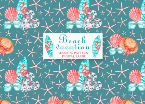 Summer Sea Trip Seamless Pattern