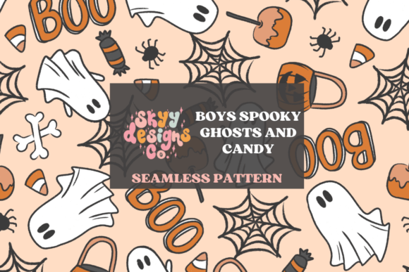 Unleashing Creativity with the Halloween Boys Ghosts Pattern