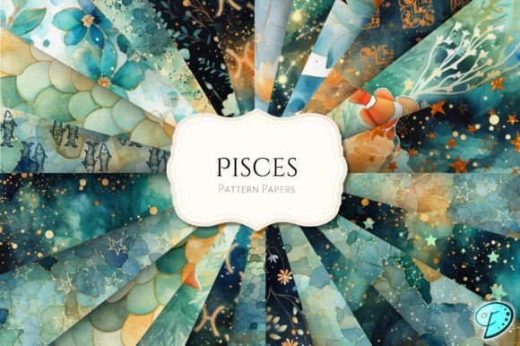 Unlocking Creativity with Pisces Digital Pattern Papers
