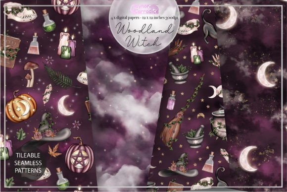 Woodland Witch Pattern Set 2: A Comprehensive Evaluation for Digital Designers